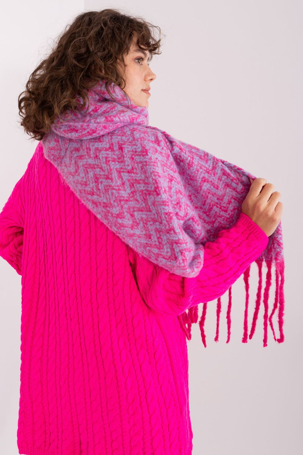 Châle femme AT — rosé