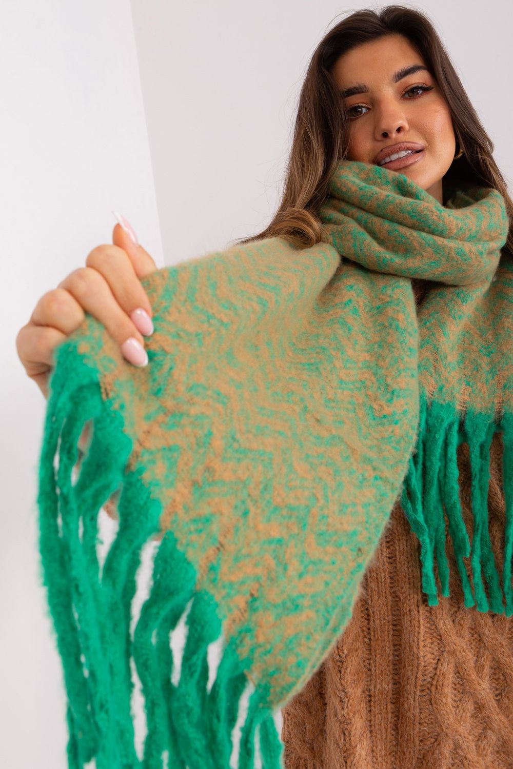 Châle femme AT — vert