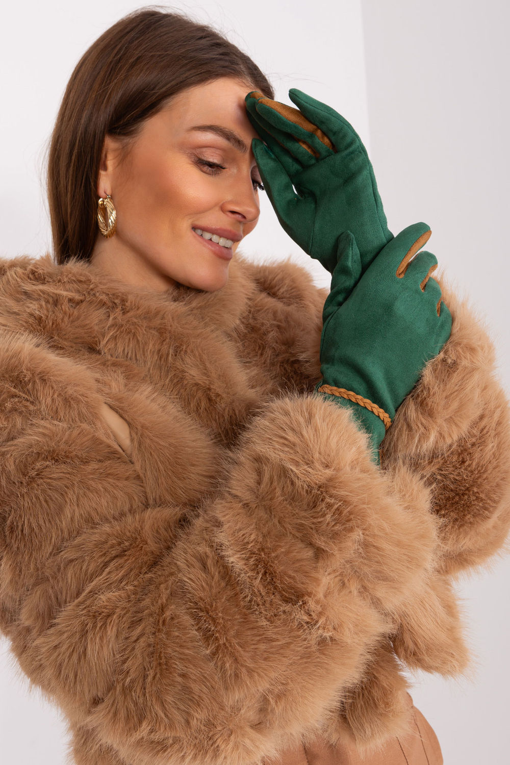 Gants femme AT — vert
