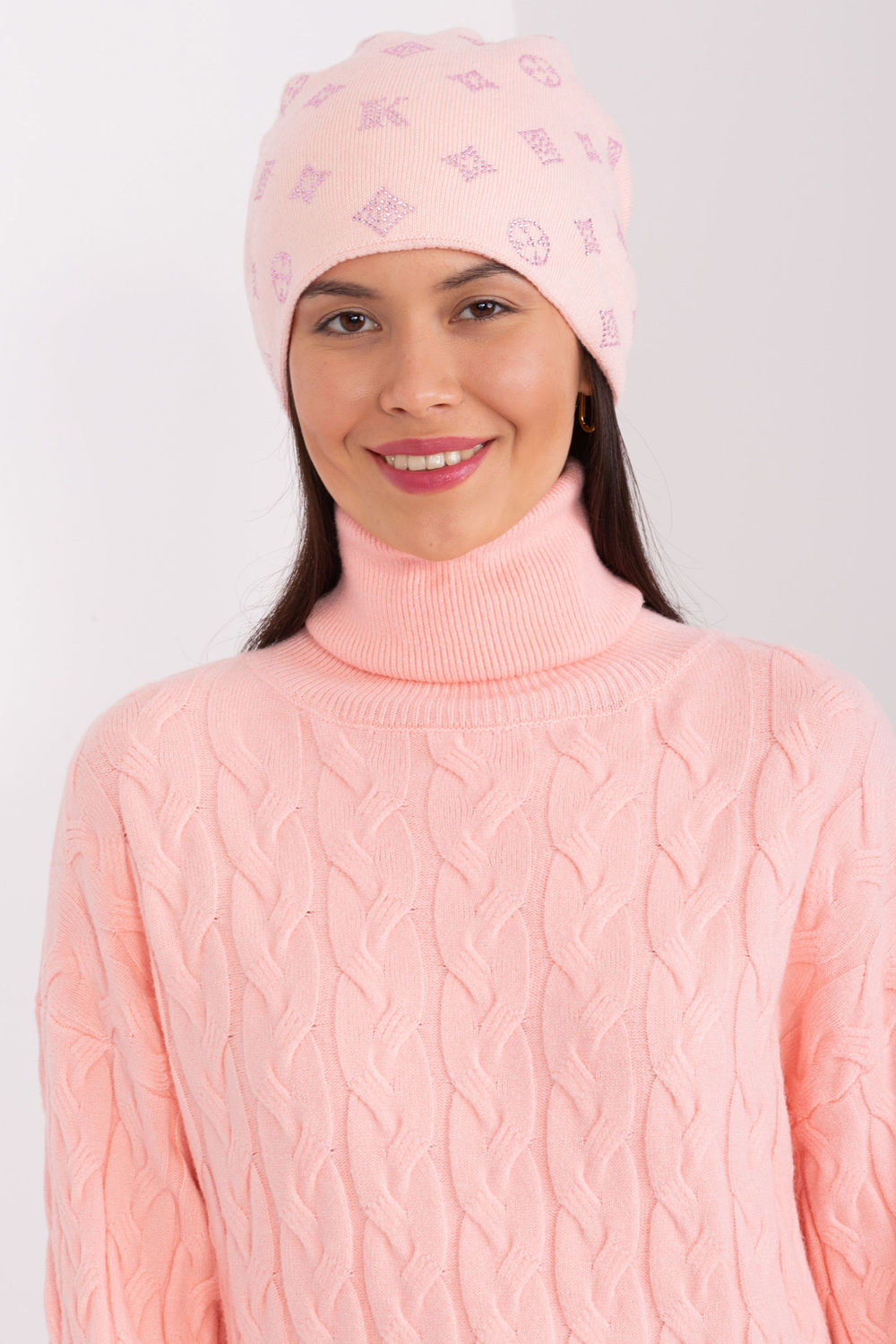 Bonnet femme AT — rosé