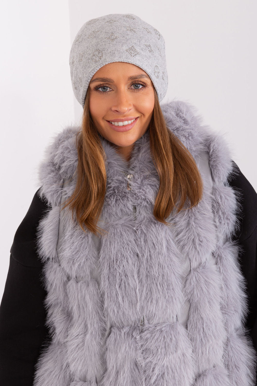 Bonnet femme AT — gris