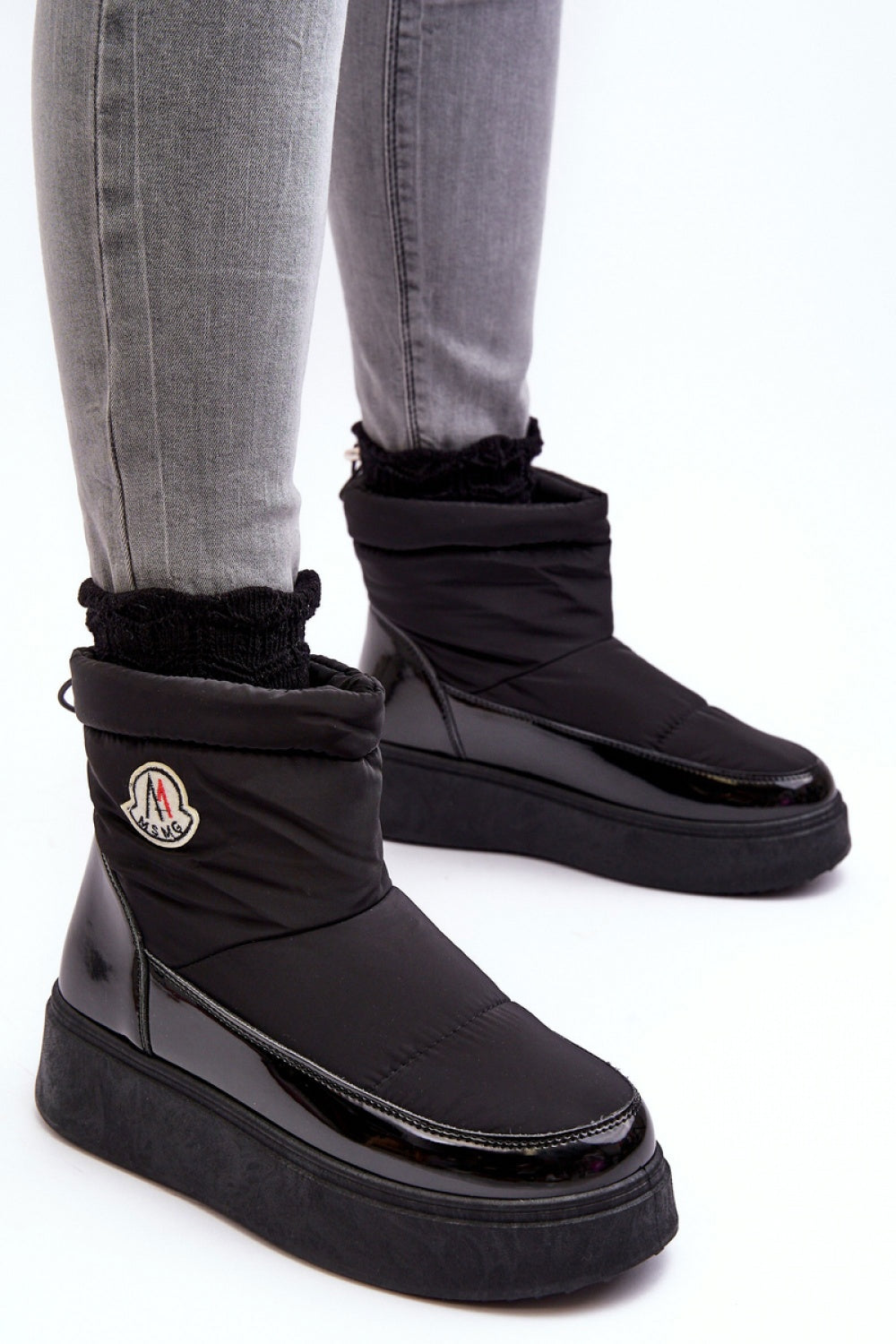 Bottes femme Step in style De Neige De — noir