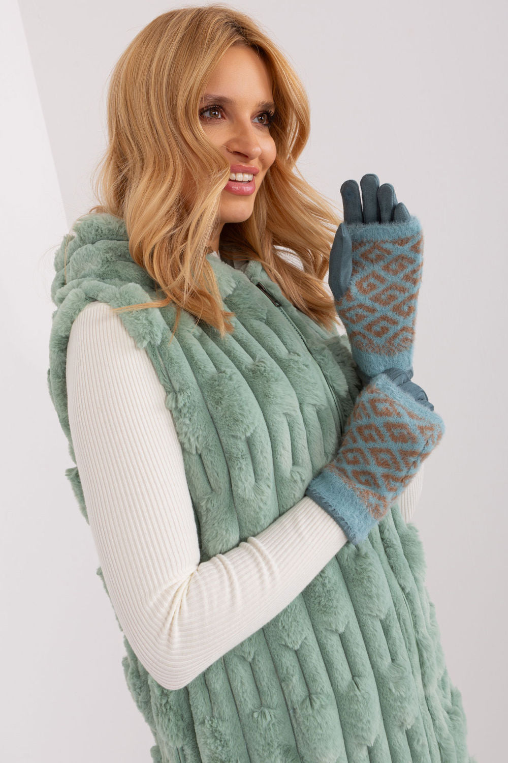 Gants femme AT — vert