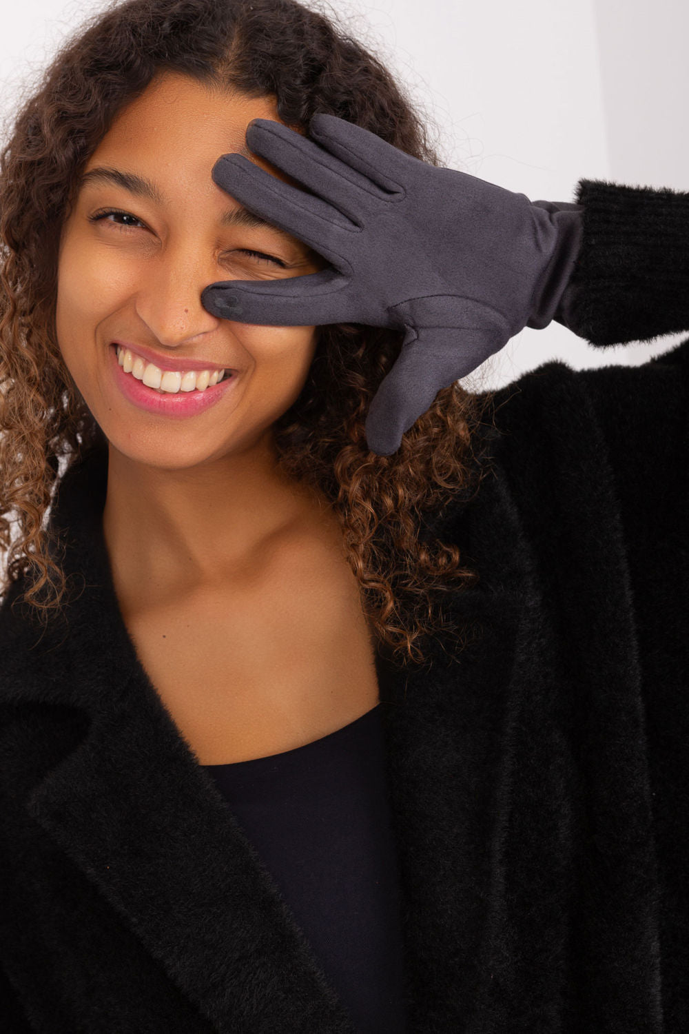 Gants femme AT — gris