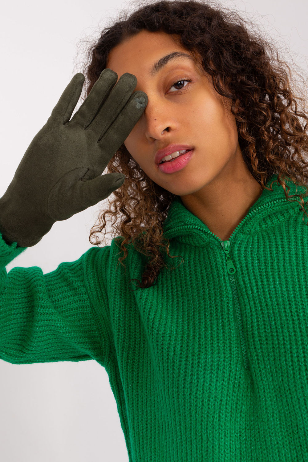 Gants femme AT — vert