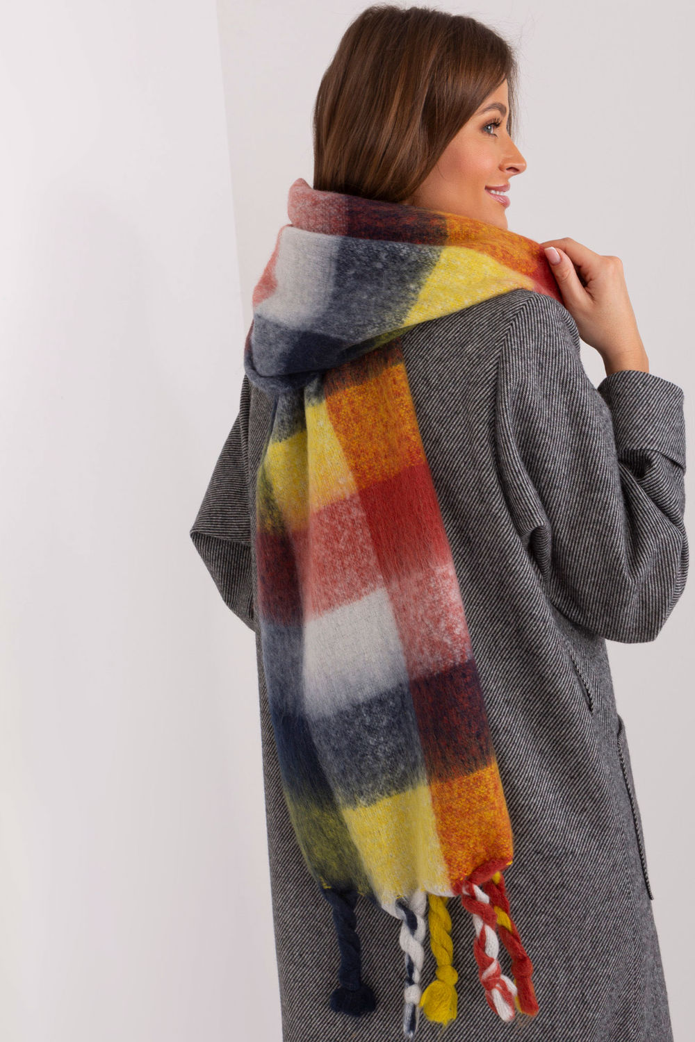 Châle femme AT — jaune