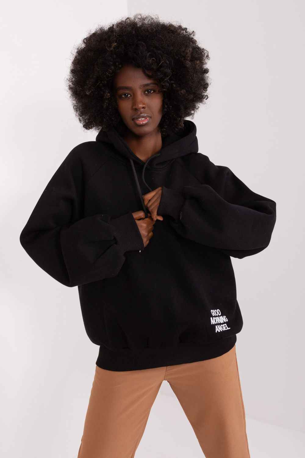 T-shirt femme Ex Moda Sweatshirt Sweatshirt — noir