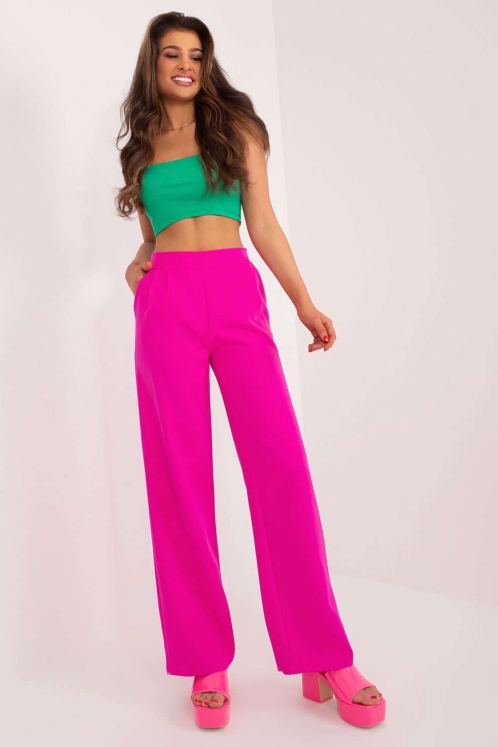 Chaussures à talons femme Rue Paris Pantalon Pantalon — rosé