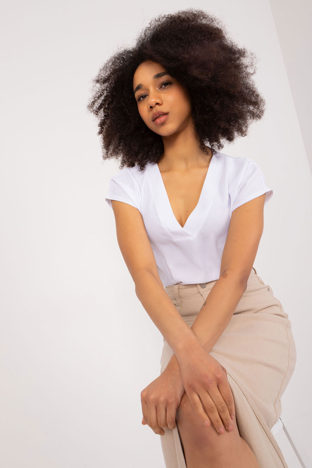 Blouse femme BFG Chemisier Chemisier — blanc