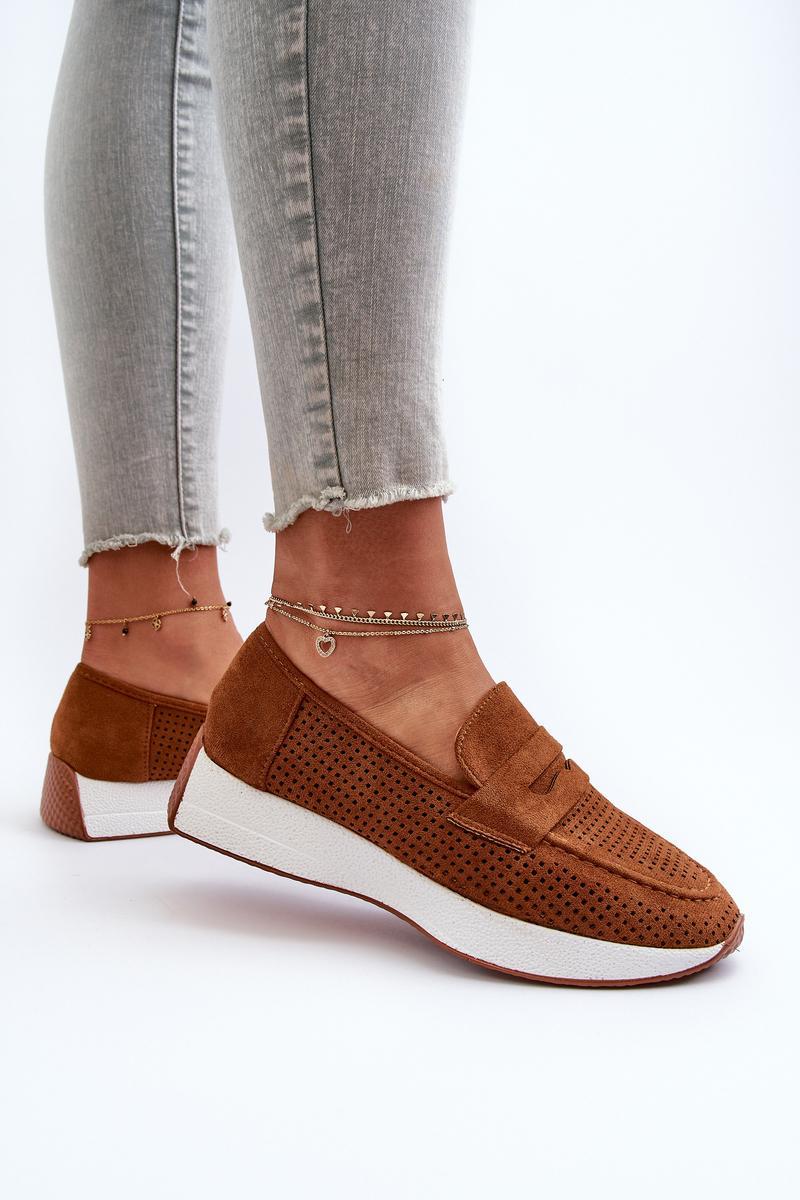 Moccasins femme Step in style — brun