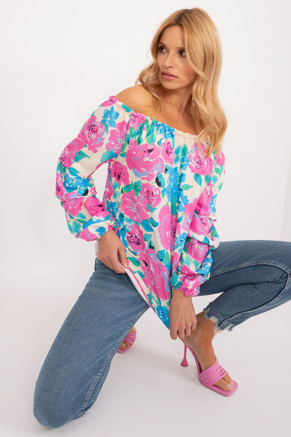 Blouse femme Rue Paris Chemisier Chemisier — bleu