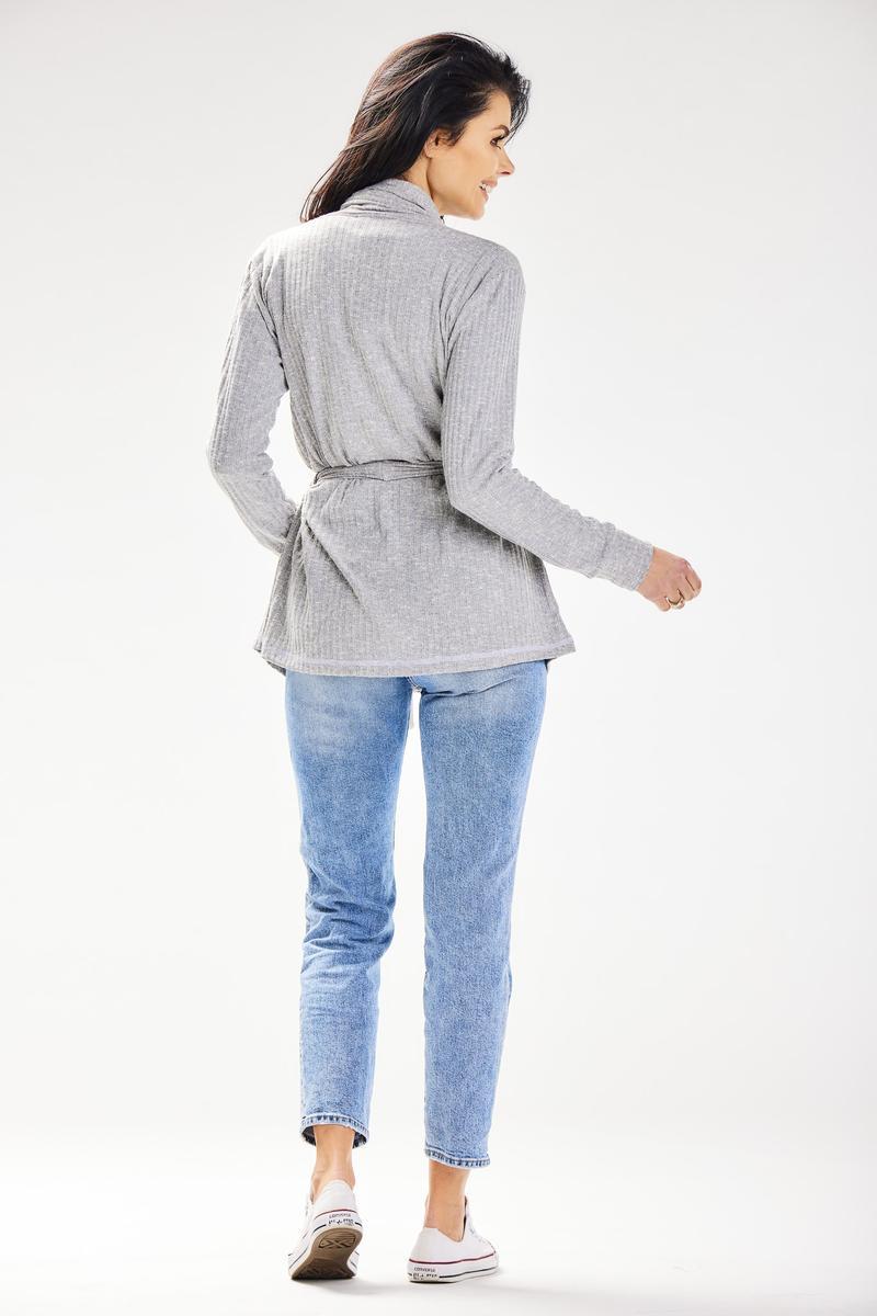 Cardigan femme awama — gris