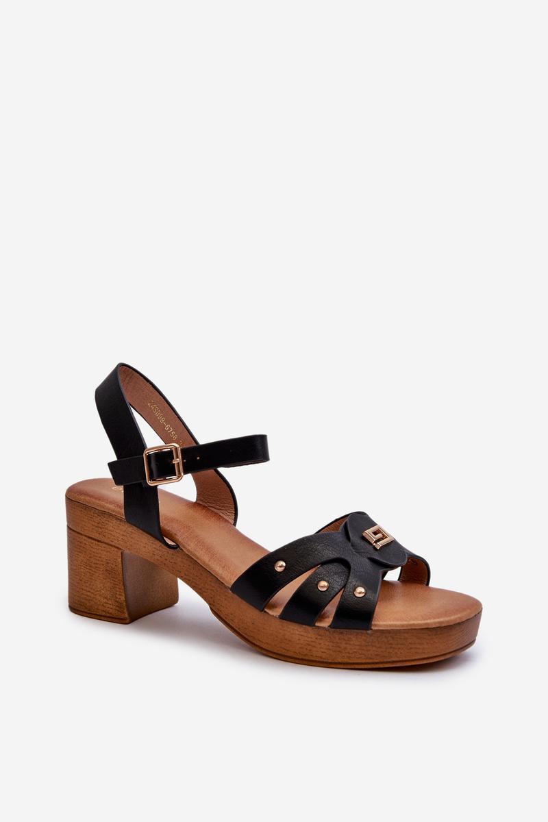 Sandales femme Step in style À Talons À — noir