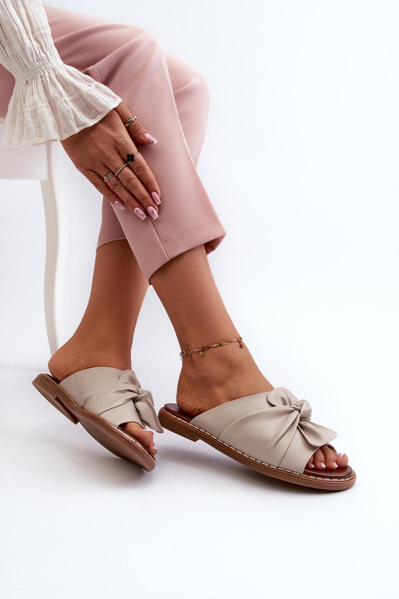 Sandales femme Step in style Clacquettes Clacquettes — beige