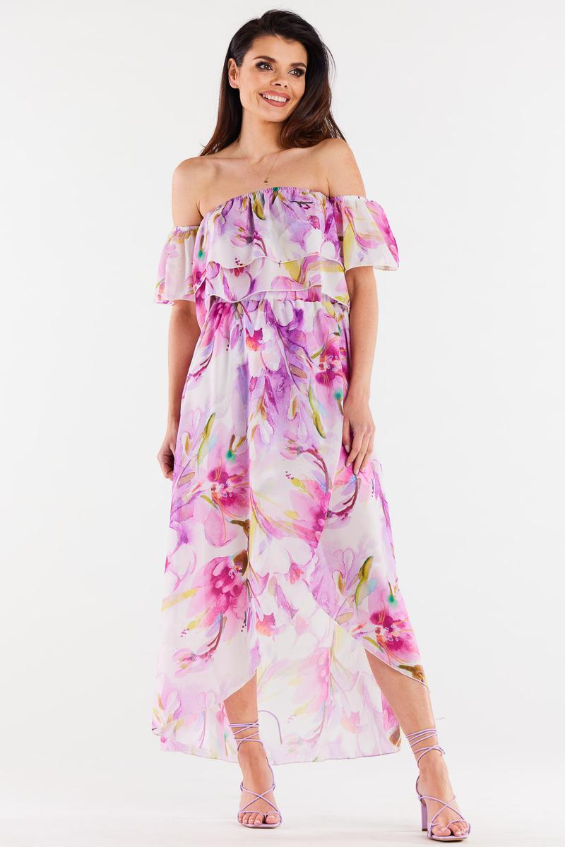 Jupe femme awama Longue Longue — violet