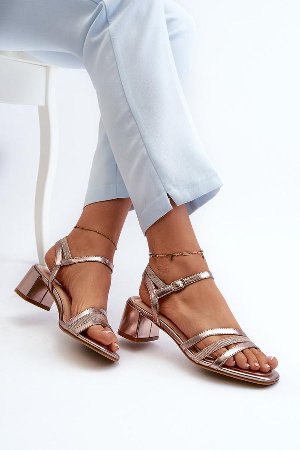 Sandales femme Step in style À Talons À — rosé