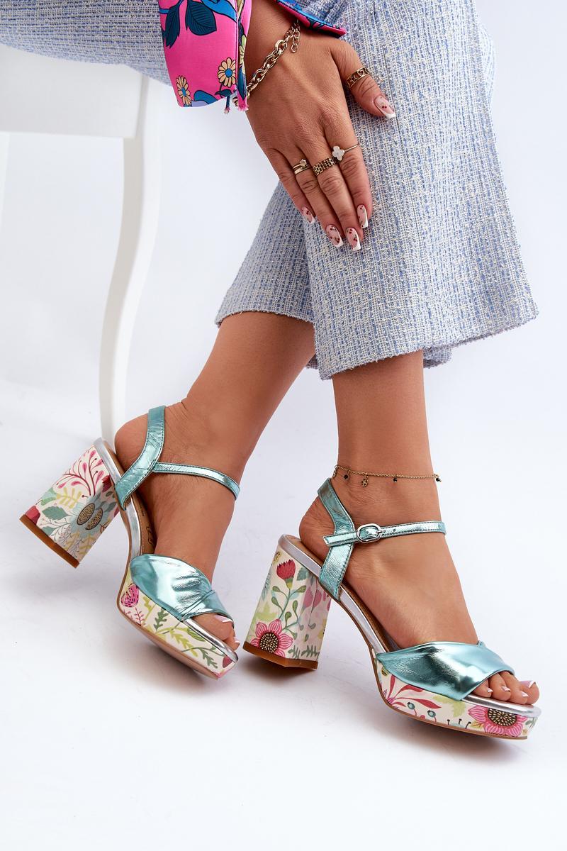 Sandales femme Step in style À Talons À — bleu