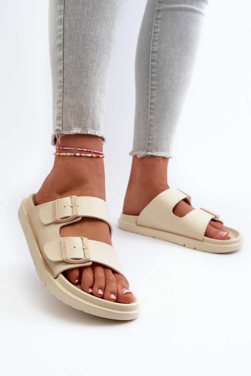 Sandales femme Step in style Clacquettes Clacquettes — beige