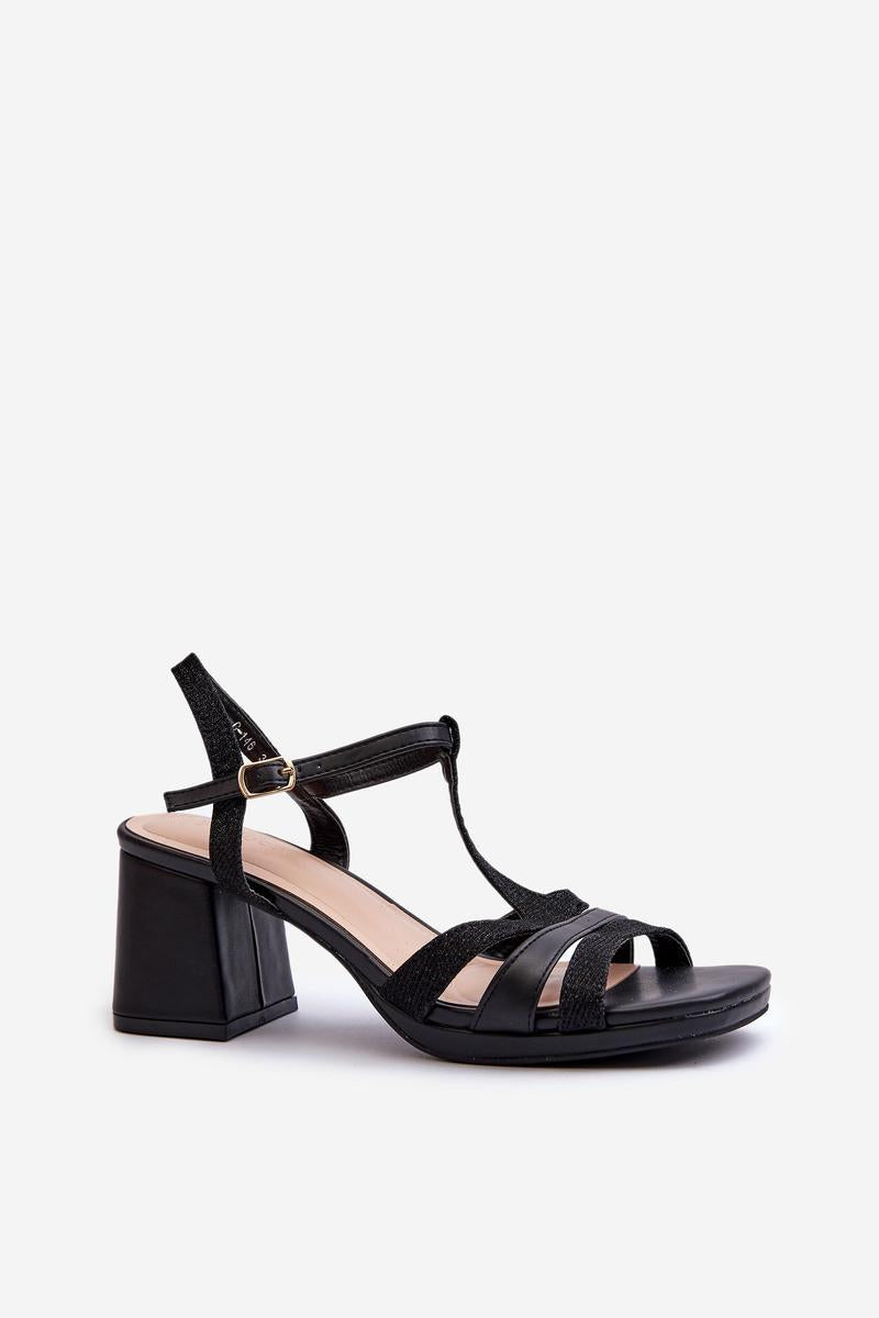 Sandales femme Step in style À Talons À — noir