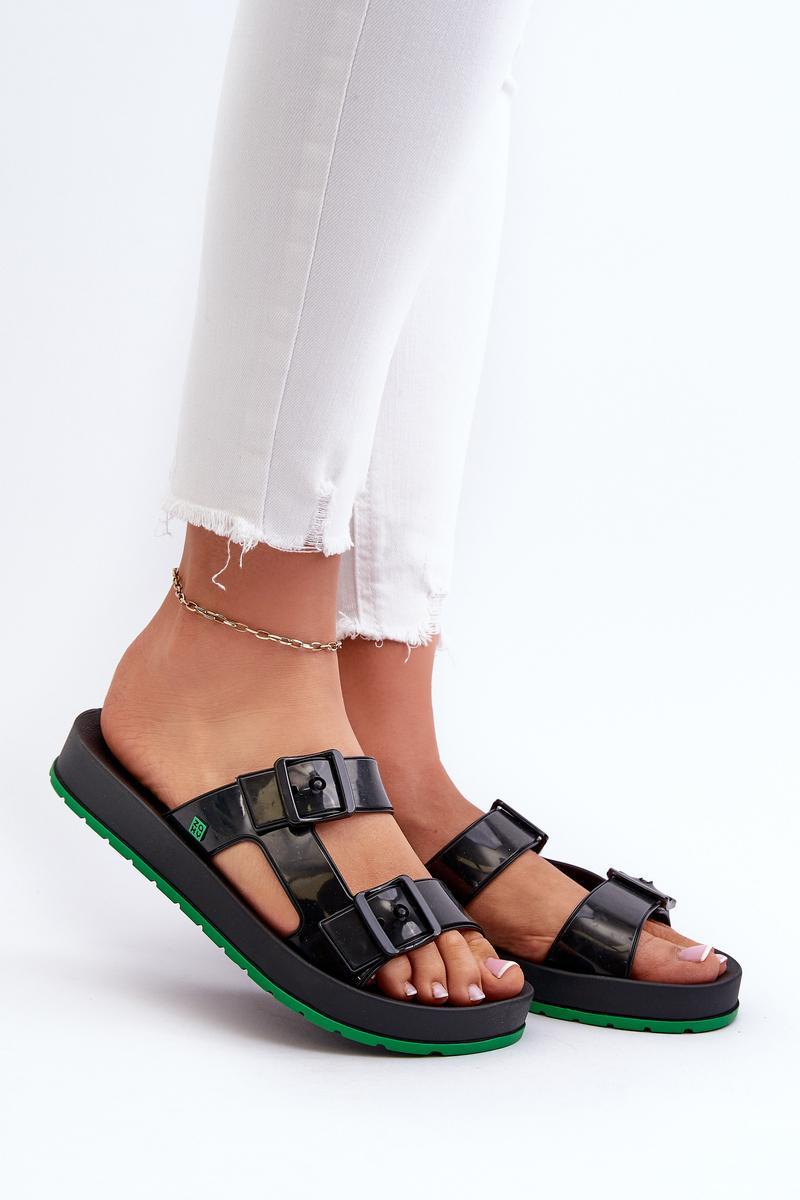 Sandales femme Step in style Clacquettes Clacquettes — noir