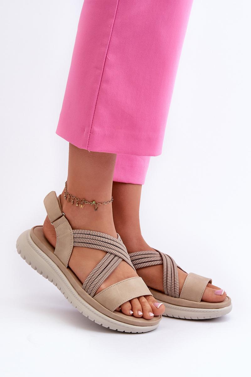 Sandales femme Step in style Cothurnes Cothurnes — beige
