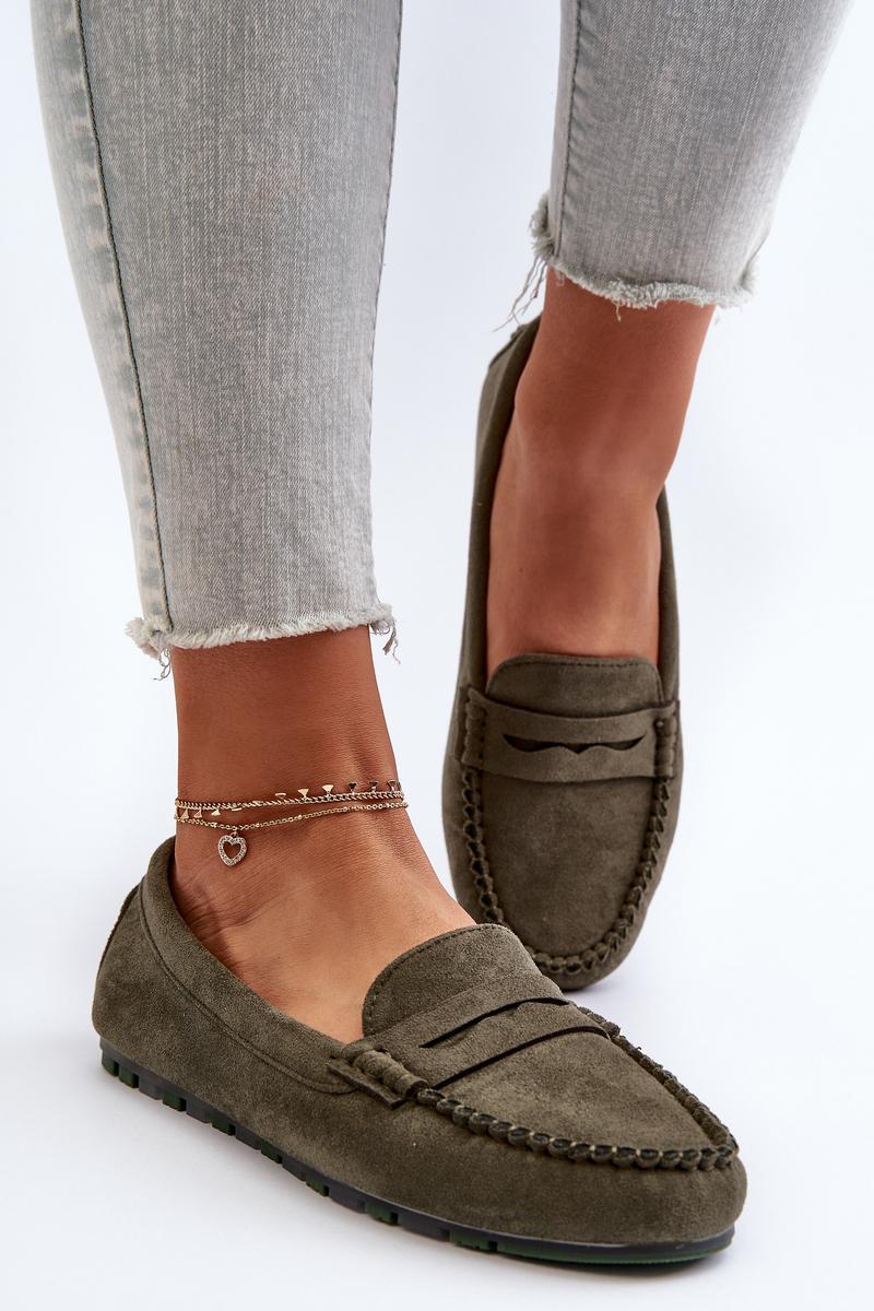 Moccasins femme Step in style — vert