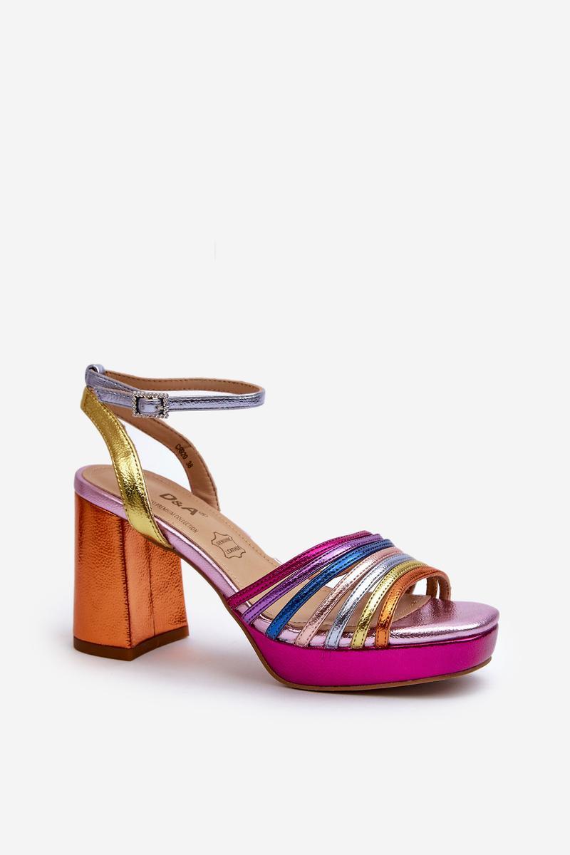Sandales femme Step in style À Talons À — multicouleur