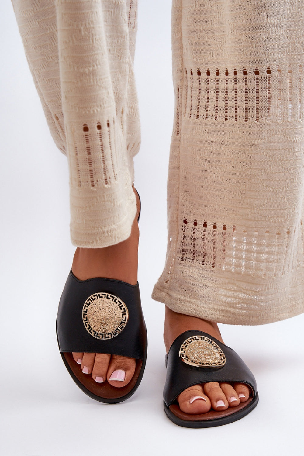 Sandales femme Step in style Clacquettes Clacquettes — noir