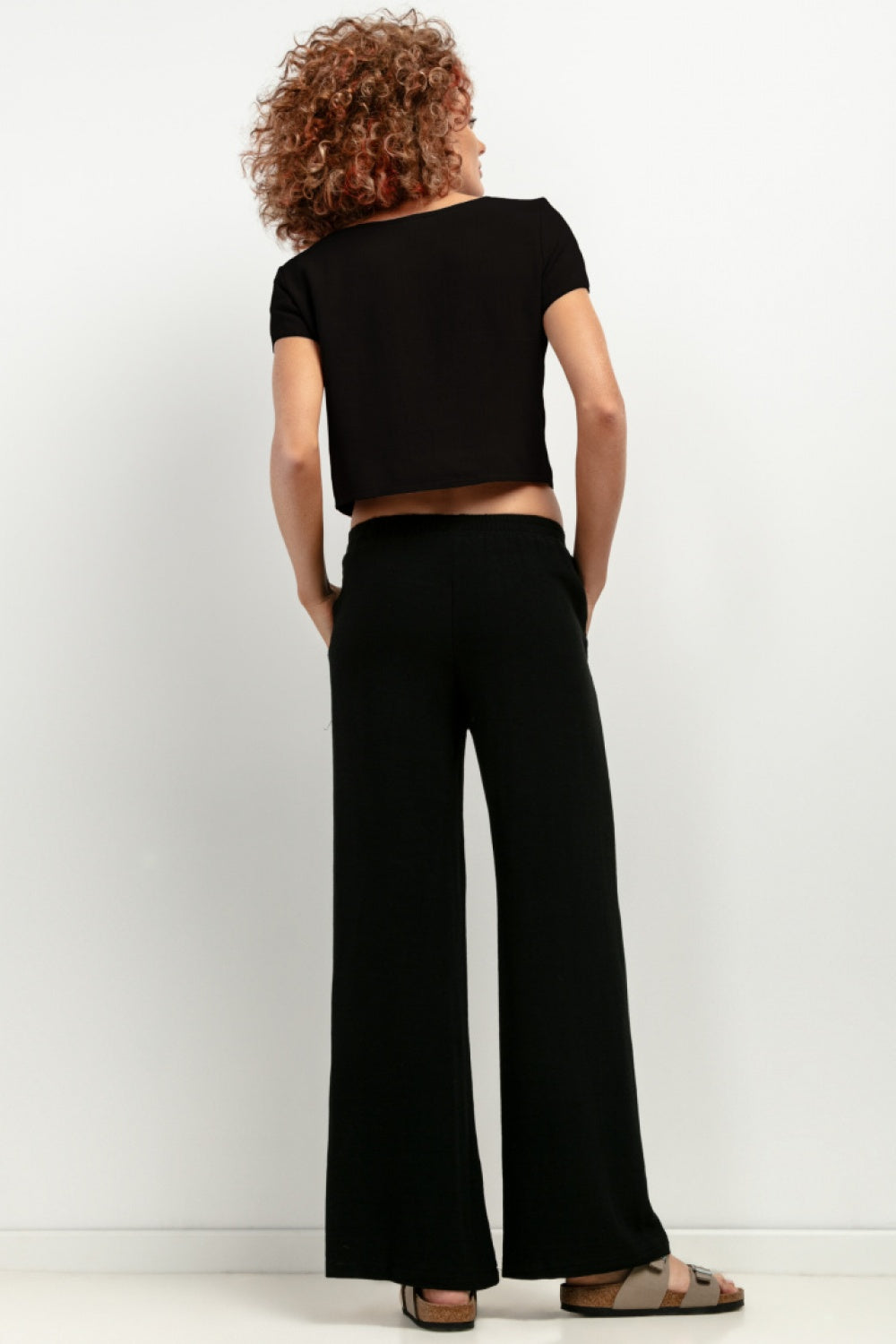 Chaussures à talons femme Tessita Pantalon Pantalon — noir