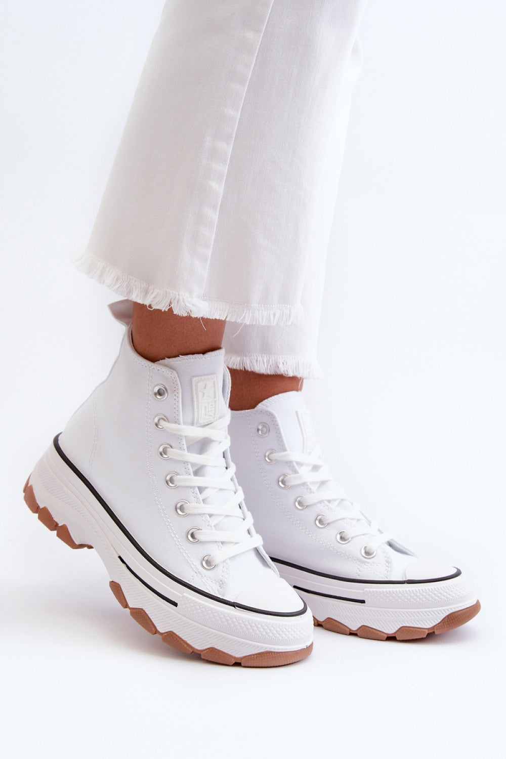 Baskets femme Step in style À Plateforme À — blanc