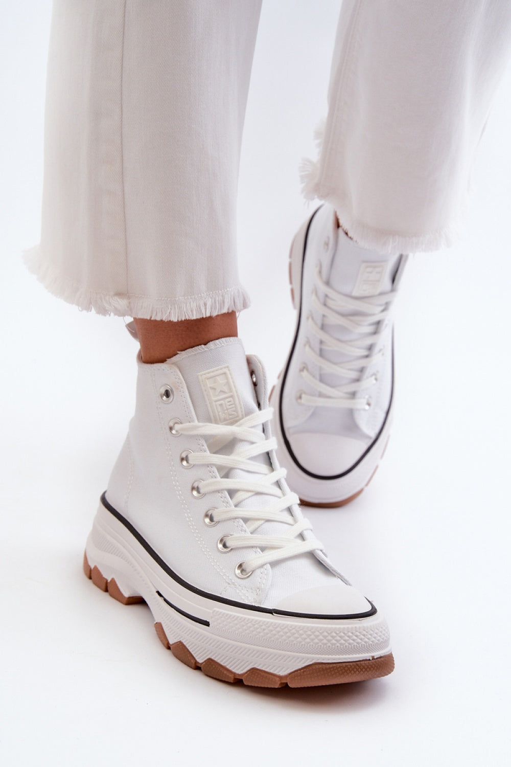 Baskets femme Step in style À Plateforme À — blanc