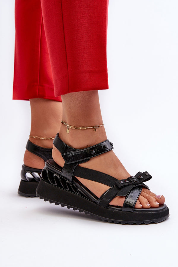 Sandales femme Step in style Cothurnes Cothurnes — noir