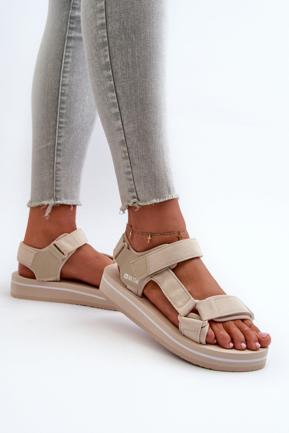 Sandales femme Step in style — beige