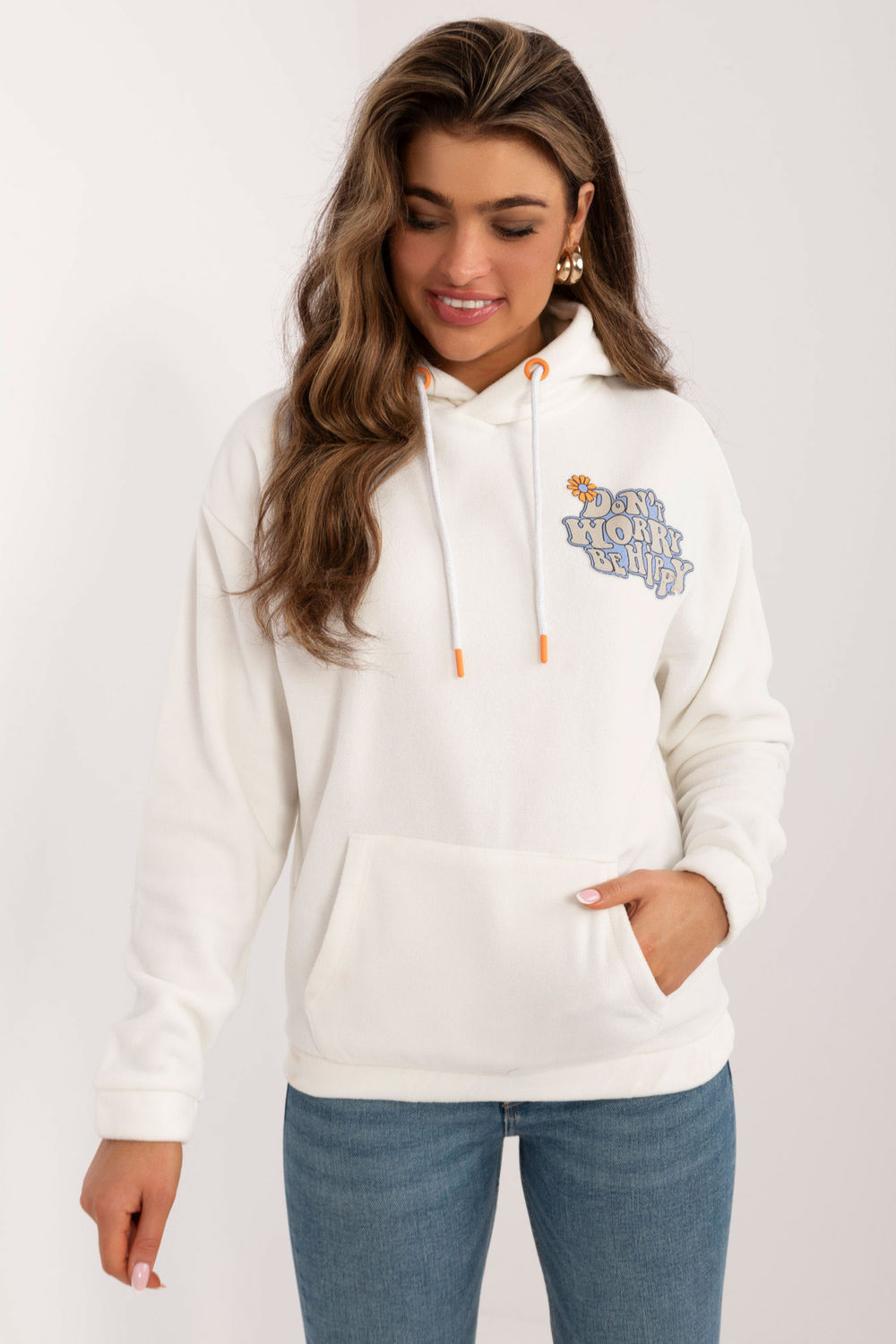 T-shirt femme Sublevel Sweatshirt Sweatshirt — beige