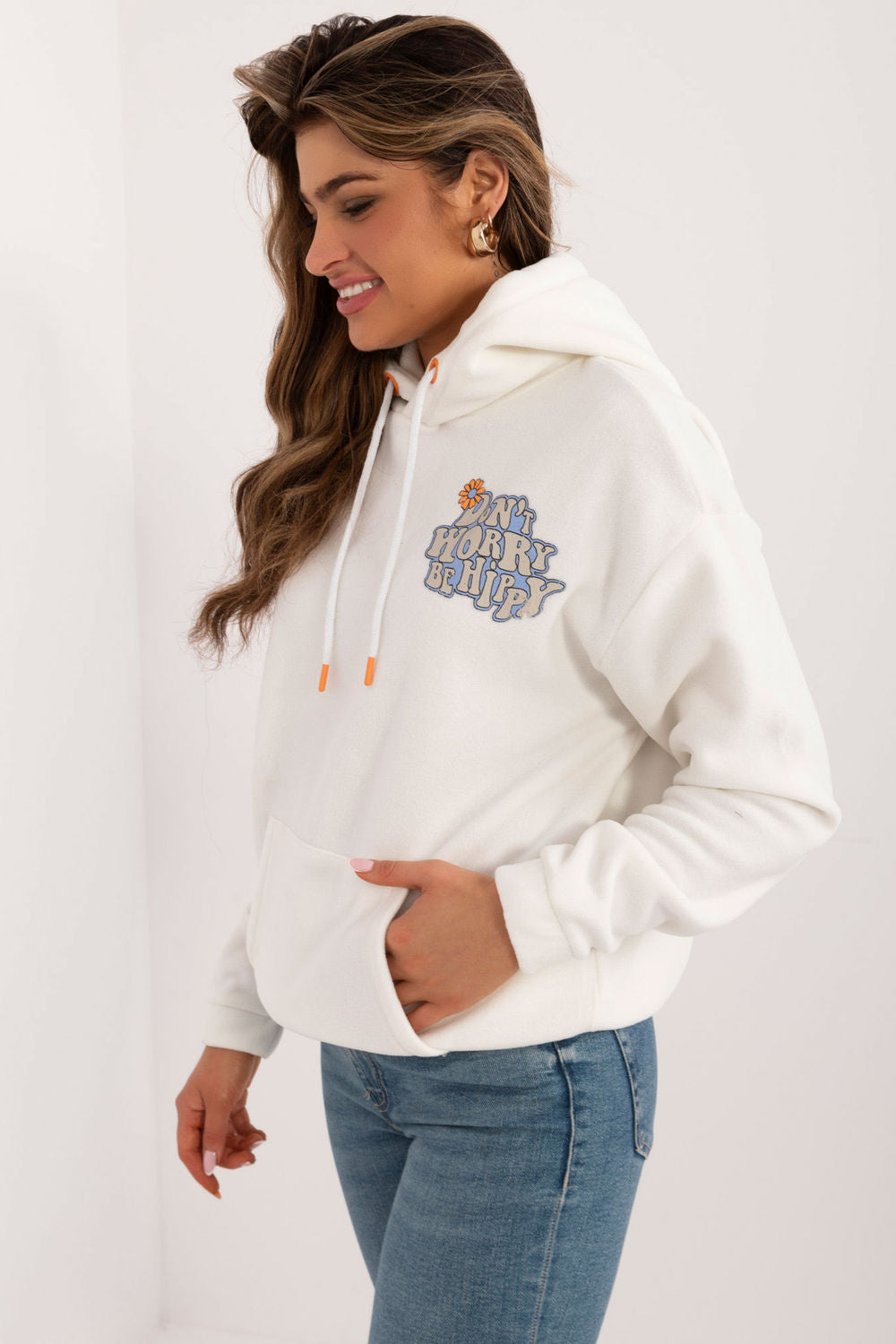 T-shirt femme Sublevel Sweatshirt Sweatshirt — beige