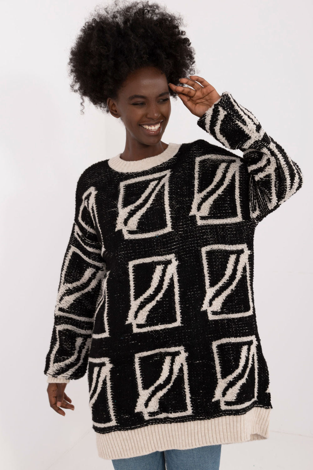 Pull femme Badu Chandail Chandail — noir