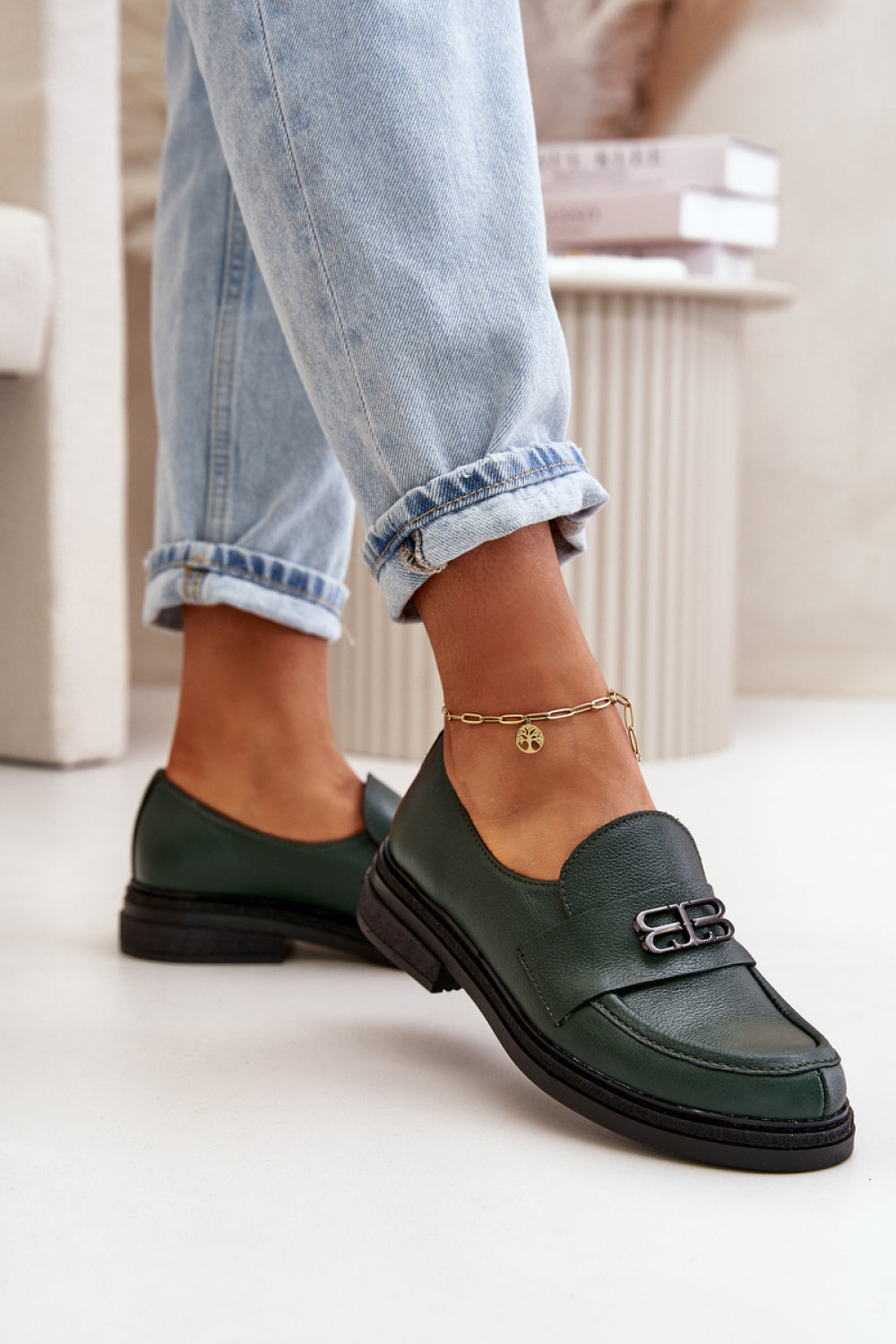 Bottes femme Step in style Chaussures Basses Chaussures — vert