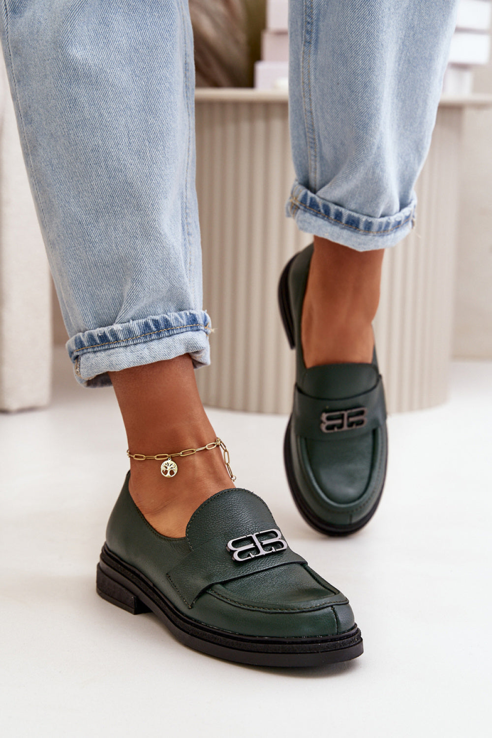Bottes femme Step in style Chaussures Basses Chaussures — vert