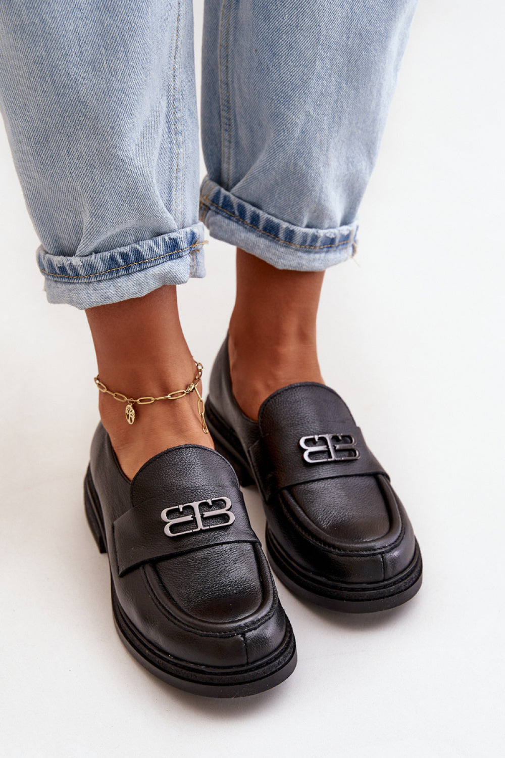 Bottes femme Step in style Chaussures Basses Chaussures — noir