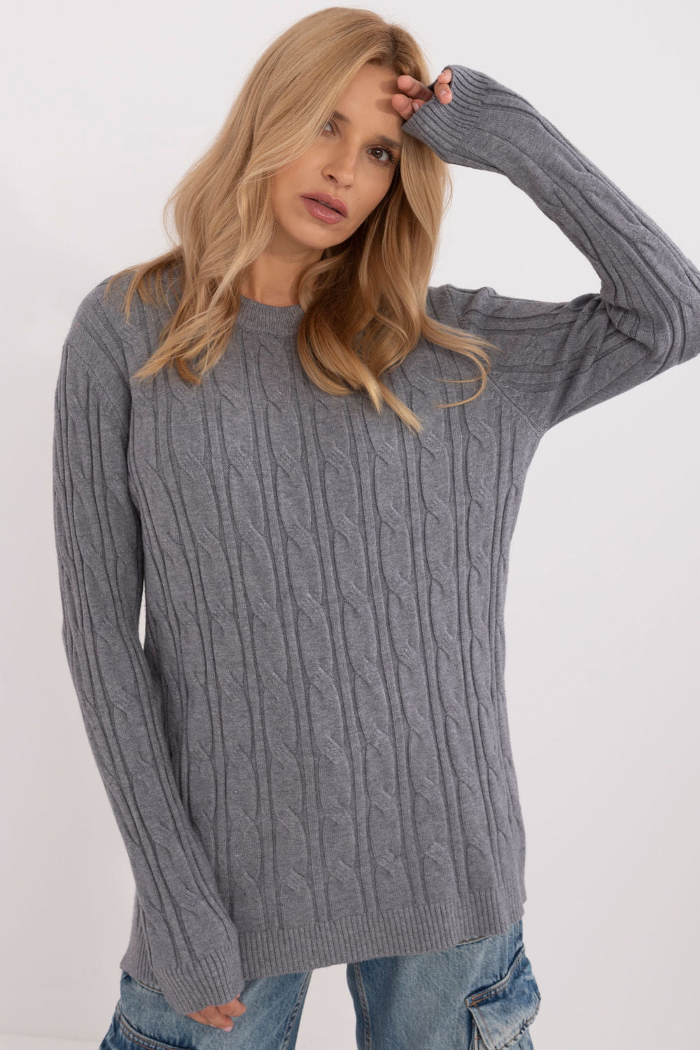 Pull femme AT Chandail Chandail — gris