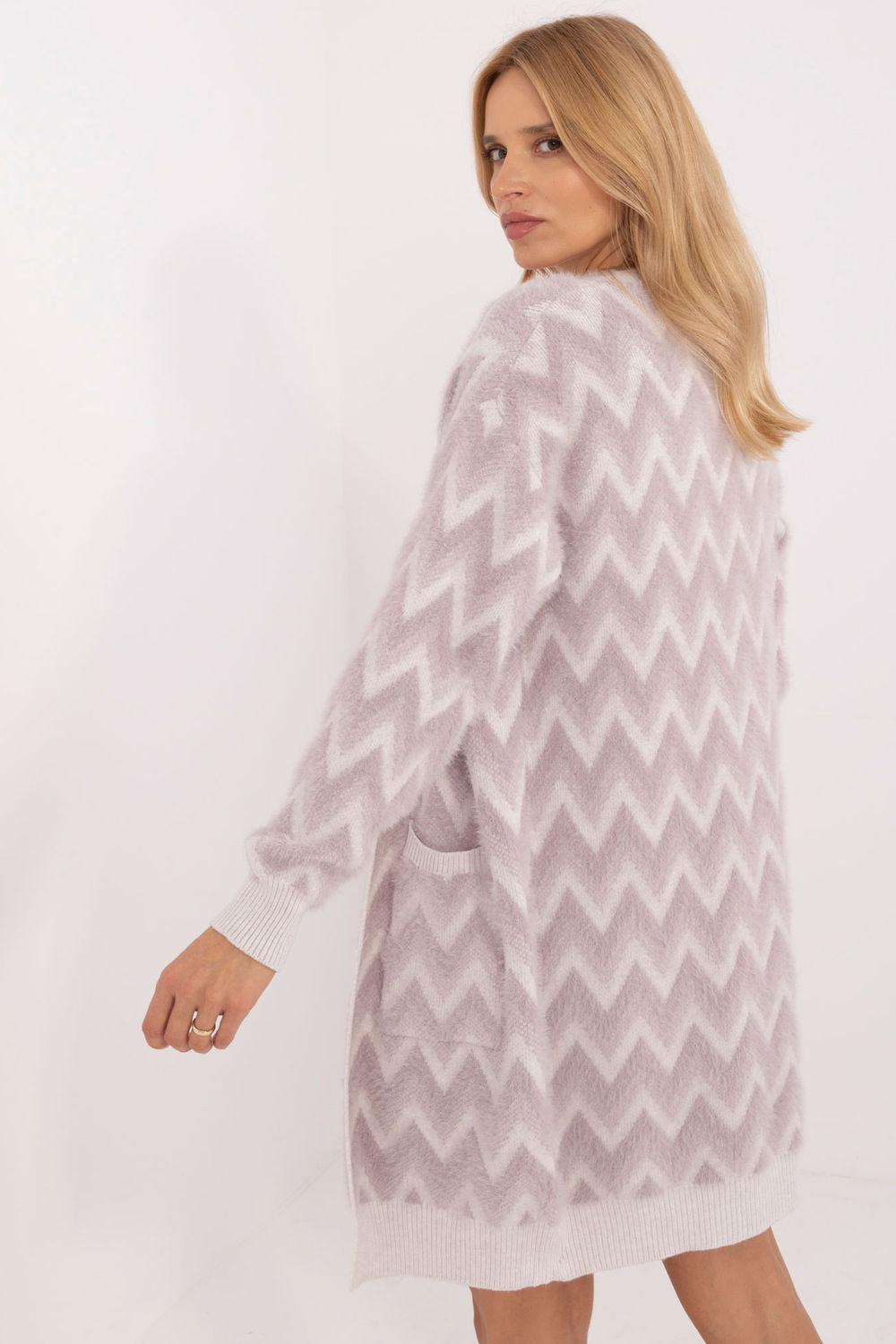 Cardigan femme AT — violet