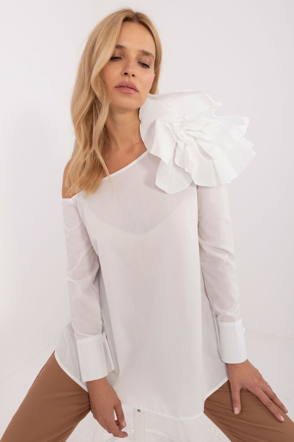 Blouse femme Lakerta Chemisier Chemisier — blanc