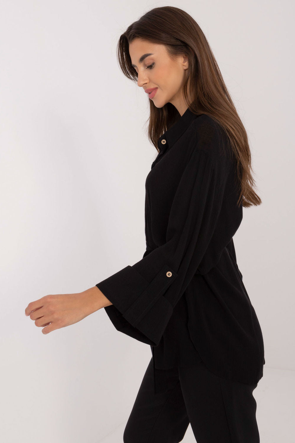 Blouse femme Lakerta Chemise Chemise — noir