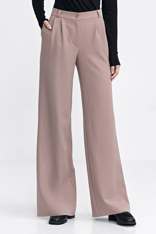 Chaussures à talons femme Nife Pantalon Long Pantalon — beige
