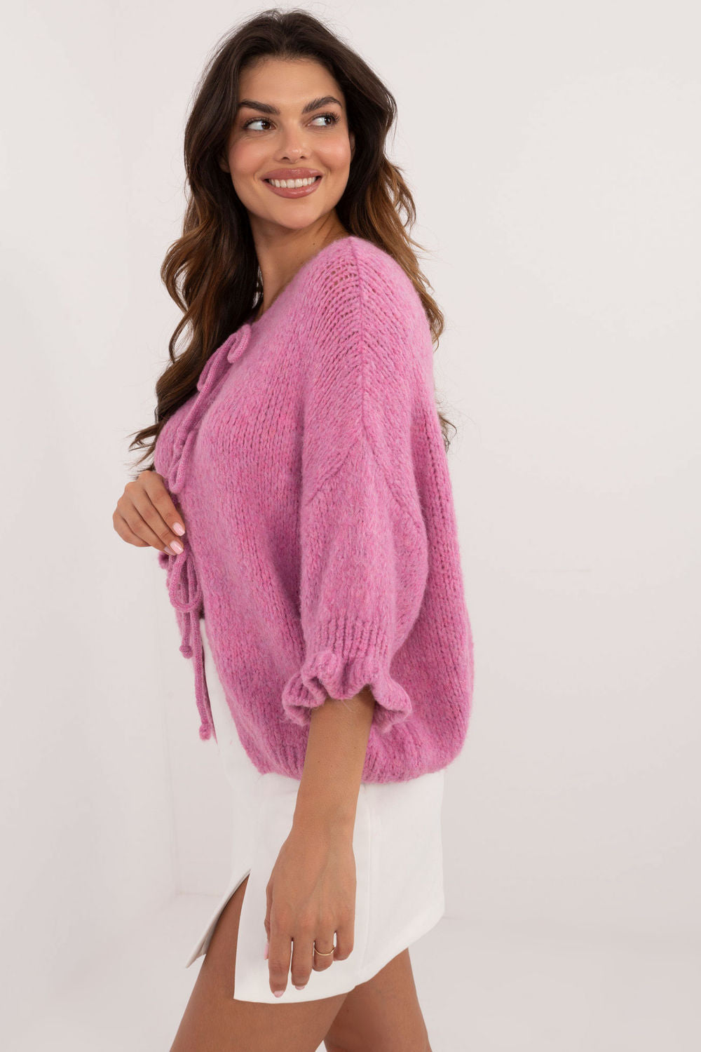 Cardigan femme Italy Moda — rosé