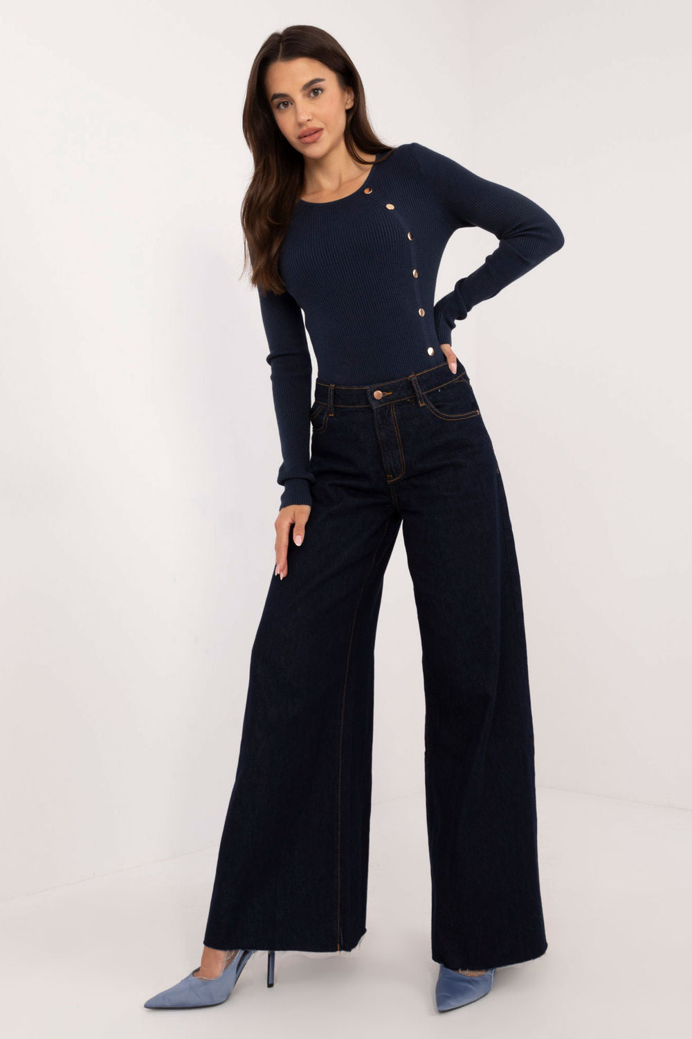 Pull femme AT Chandail Chandail — bleu marine