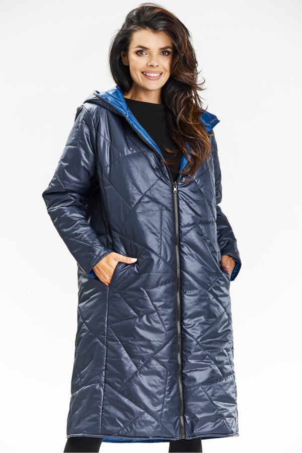 Manteau femme awama — bleu marine