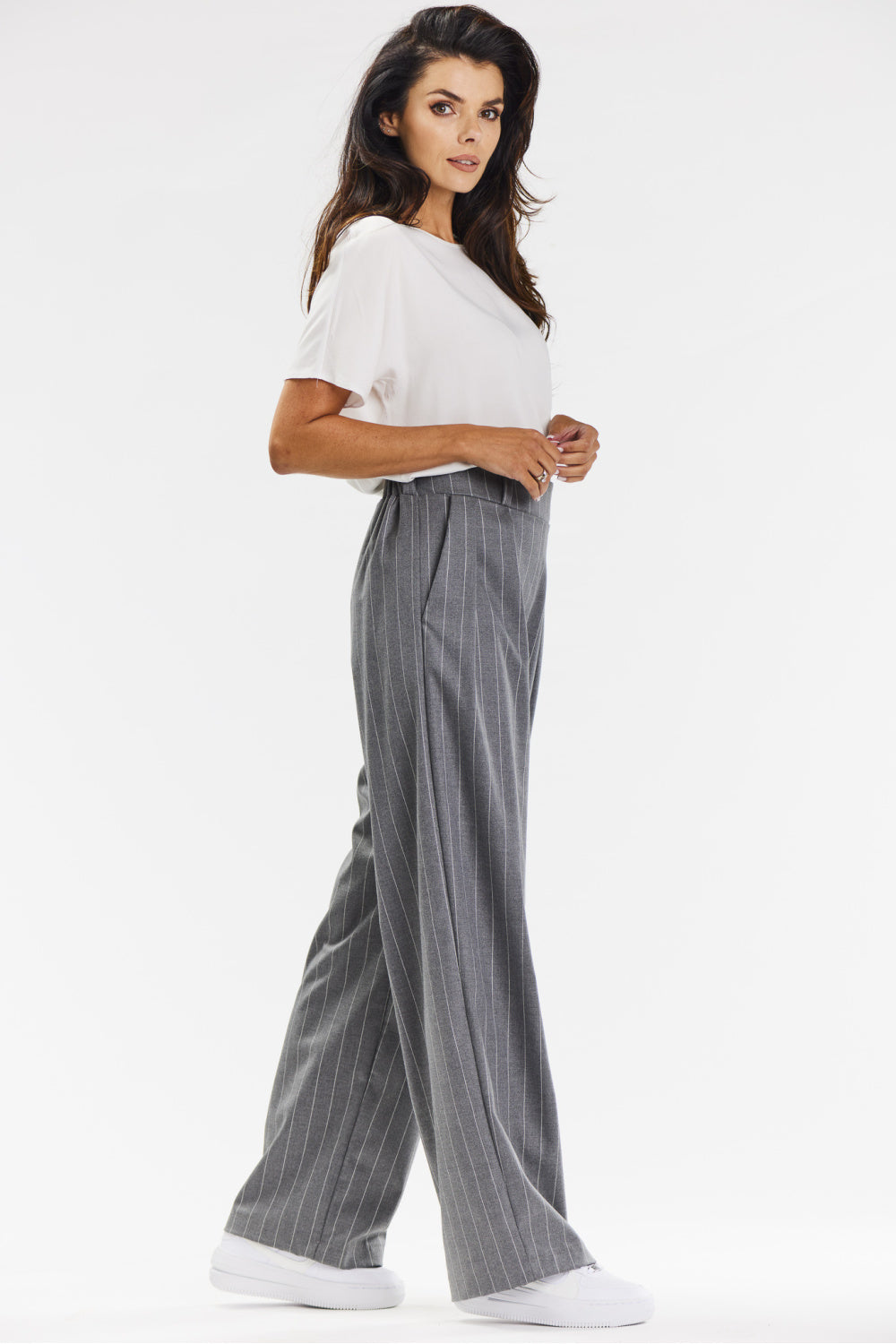 Chaussures à talons femme awama Pantalon Pantalon — gris