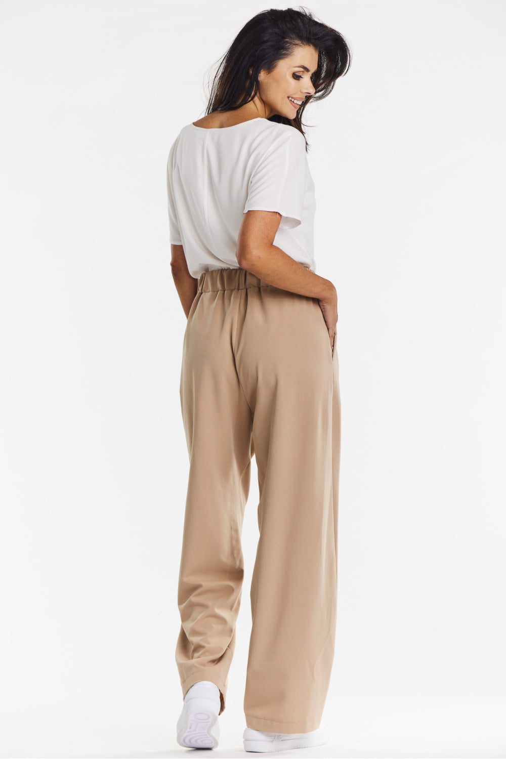 Chaussures à talons femme awama Pantalon Pantalon — beige
