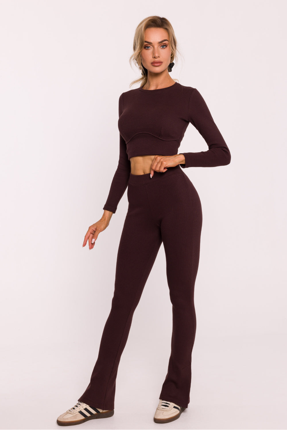 Chaussures à talons femme Moe Leggings Longues Leggings — brun
